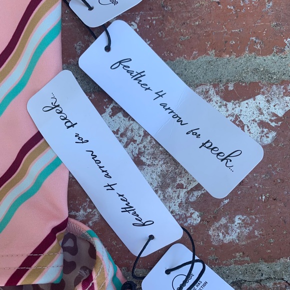 Feather for arrow Farrah tankini top & bottom NWT - Picture 6 of 6